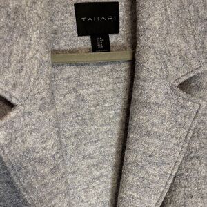 Tahari Women's Heather Gray Blazer